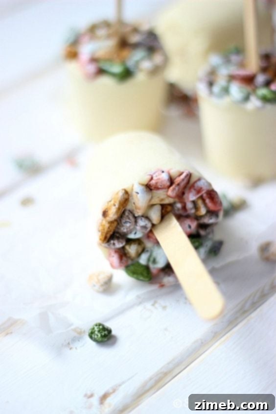 Decadent Pineapple Whip Pops 12 Frozen Custard Pops - Rich and creamy frozen treat