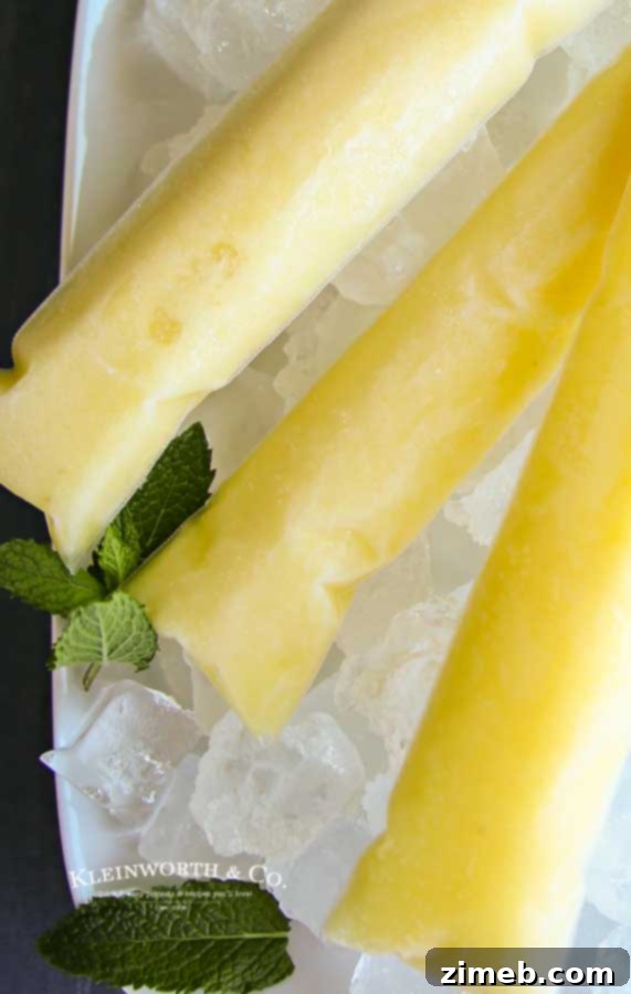 Decadent Pineapple Whip Pops 5 How to Make Dirty Pineapple Whip Pops - Step-by-Step Guide