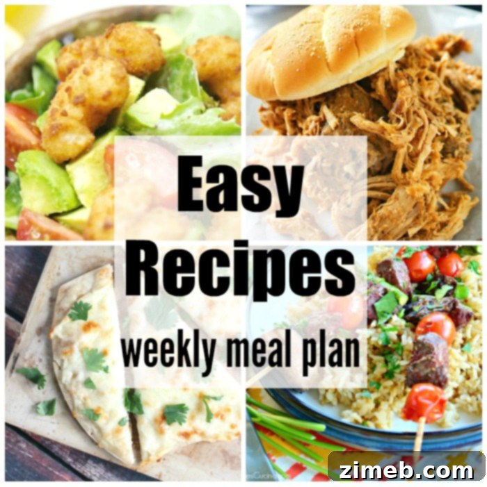 Easy Recipes Weekly Meal Plan Week 35 makes dinnertime quick & easy. Delicious, budget friendly dinner recipe ideas to please your family. You no longer have to ask 