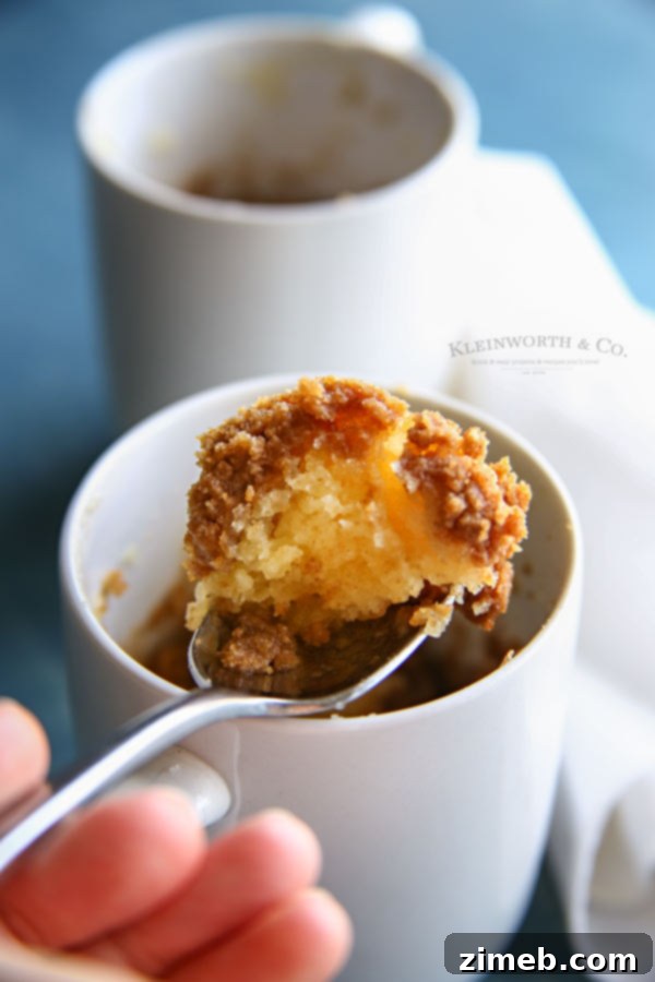 Quick Coffee Cake for Couples 3 Best 5-Minute Coffee Cake for Two: Easy Microwave Recipe with Crumb Topping
