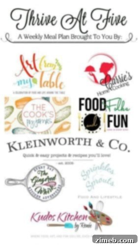 Thrive at Five: Week 37's Path to Vibrant Eating 4 Bloggers contributing to Thrive at Five Meal Plan