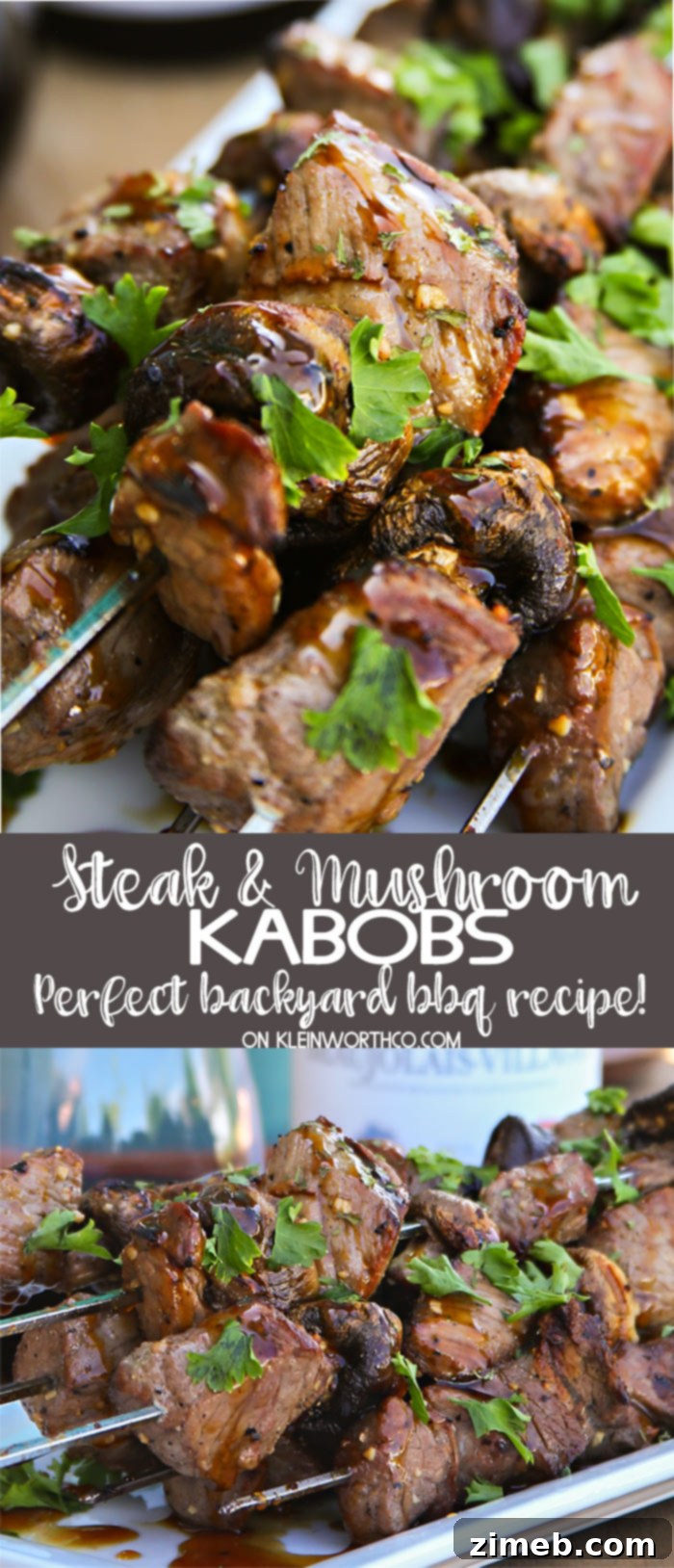 Savory Beef and Mushroom Skewers 11 Beef & Mushroom Kabobs