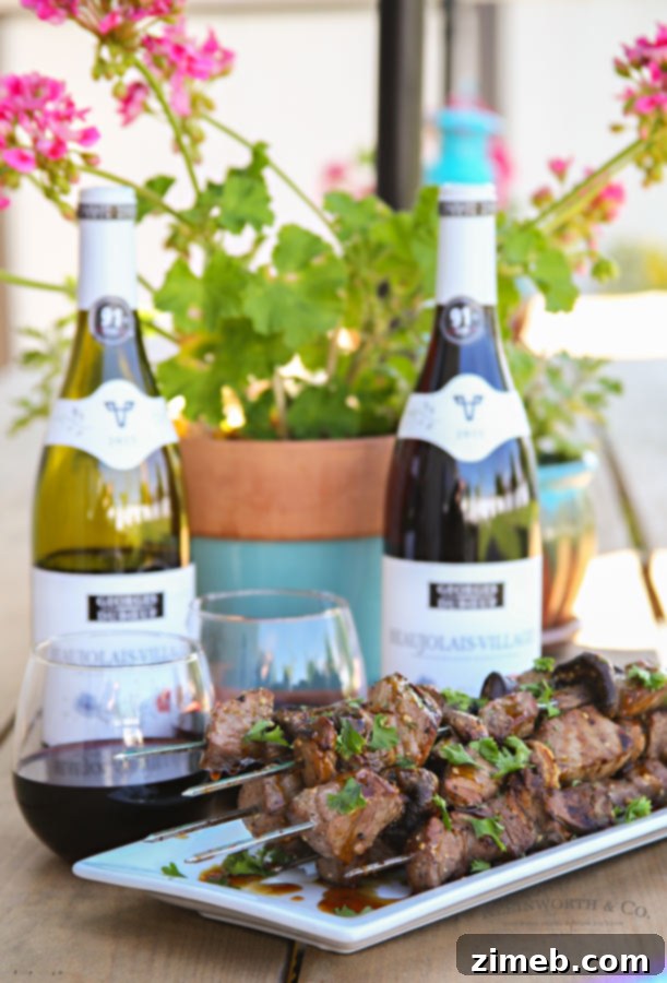 Savory Beef and Mushroom Skewers 3 How to make Beef & Mushroom Kabobs