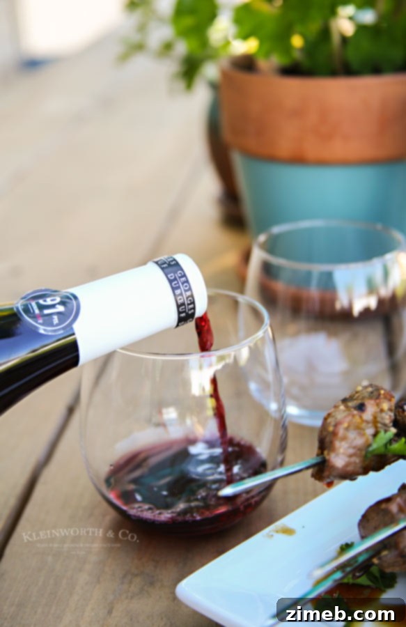 Savory Beef and Mushroom Skewers 5 Wines to pair with Beef & Mushroom Kabobs