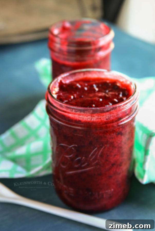 Effortless Three Ingredient Blackberry Jam 4 3-Ingredient Blackberry Jam 5 minutes to make