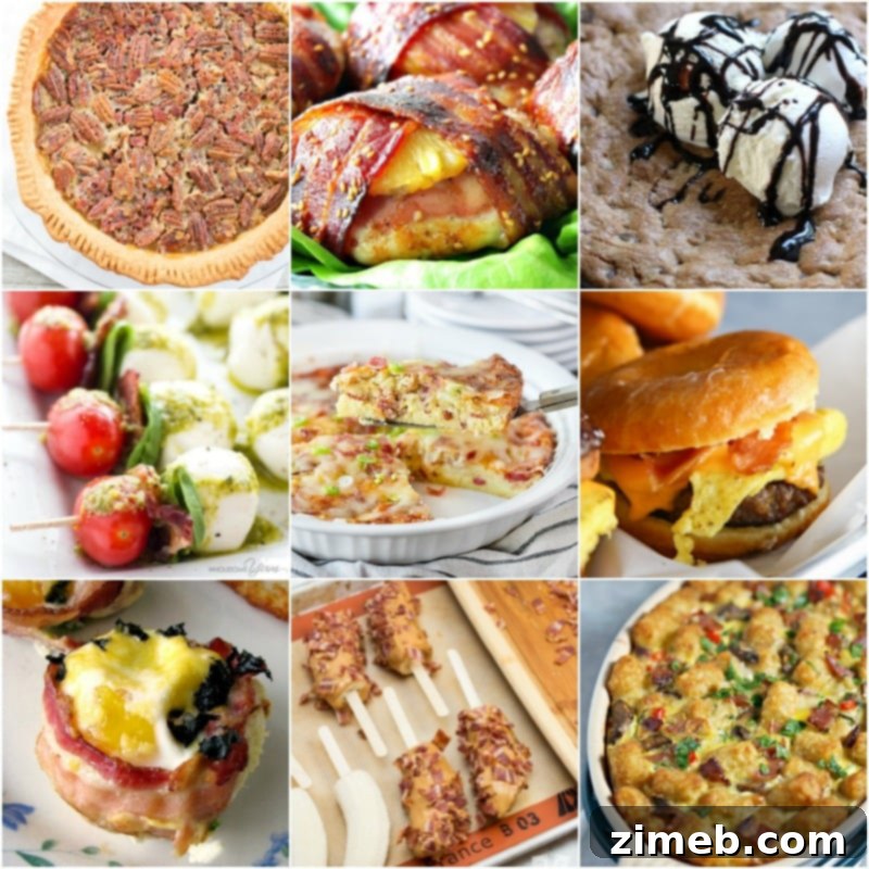 Savory Stuffed Breakfast Donuts Bacon Egg and Cheese 7 Bacon Month collaborative recipes from food bloggers