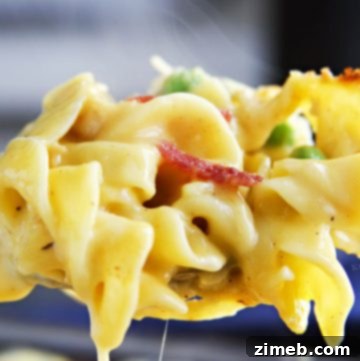 Smoky Bacon Chicken Noodle Bake 5 Bacon Chicken Noodle Casserole