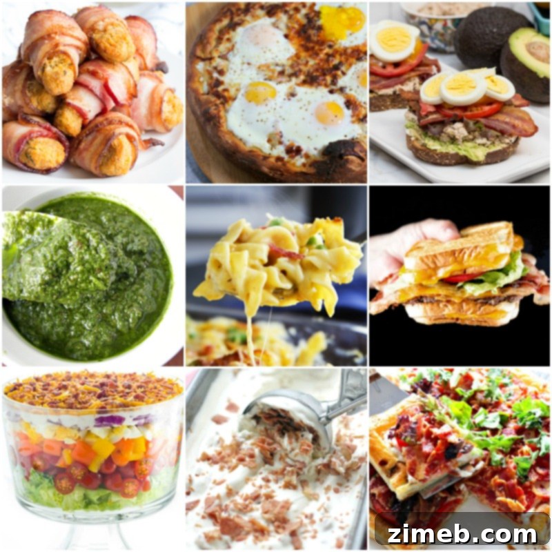 Smoky Bacon Chicken Noodle Bake 7 BACON recipes