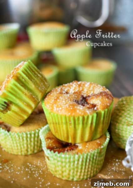 Edible Gluten-Free Cookie Dough 11 Apple Fritter Cupcakes - Delicious and easy dessert
