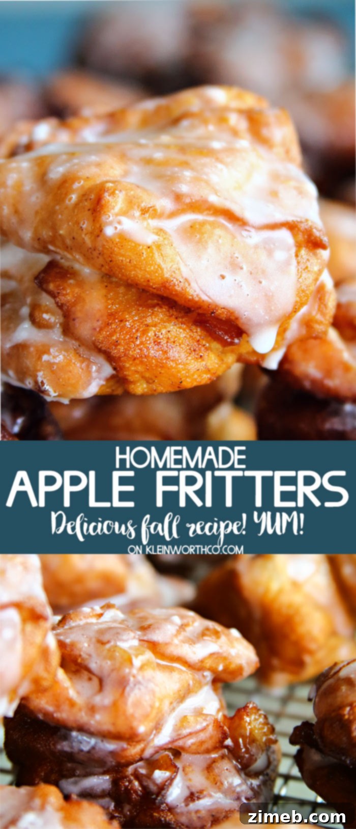 Golden Homemade Apple Fritters 10 Homemade Apple Fritters - Large batch ready to be served