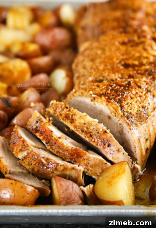 Easy Sheet Pan Balsamic Pork Tenderloin 2 Sheet Pan Balsamic Pork Tenderloin