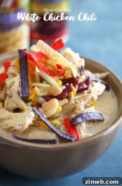 Slow Cooker White Chicken Chili recipe image