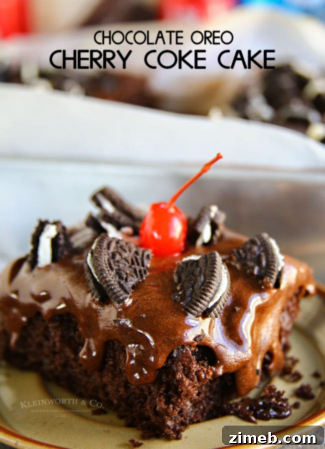 Decadent Cherry Coke Oreo Chocolate Cake 10 Chocolate Oreo Cherry Coke Cake