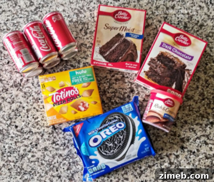 Decadent Cherry Coke Oreo Chocolate Cake 3 Game Day Stock Up