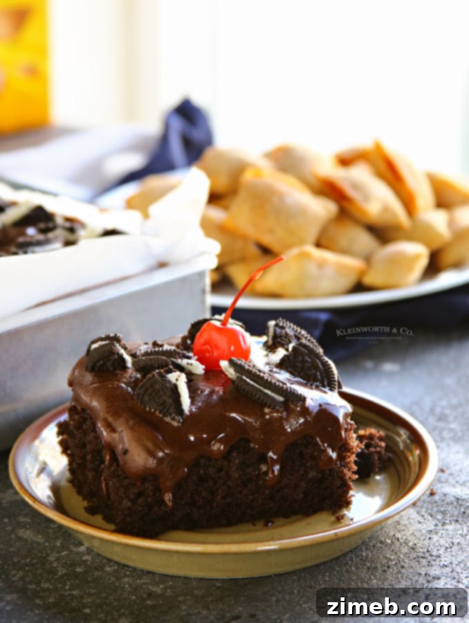 Decadent Cherry Coke Oreo Chocolate Cake 4 Cherry Coke Cake with OREO topping