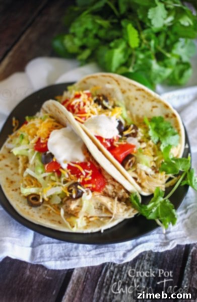 Crock Pot Chicken Tacos: Easy Family Dinner Idea