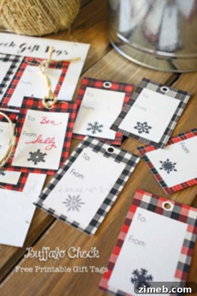 Sweet Memories Begin Here Your Free Jar Label 8 Buffalo Check Free Printable Gift Tags