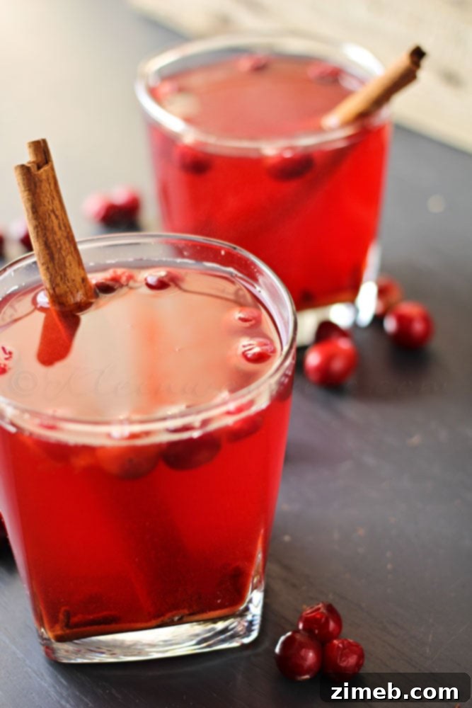 The Ultimate Thanksgiving Menu 4 Crock Pot Cranberry Cider - Warm & Festive Holiday Drink