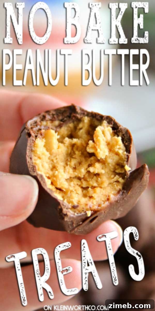 Easy No-Bake Peanut Butter Balls, perfect for holiday gifting and parties.