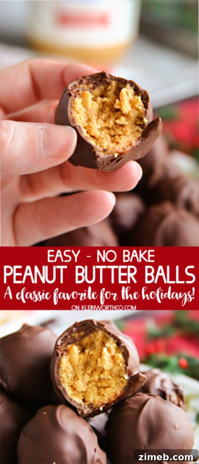 Classic Christmas Treats, featuring Easy No-Bake Peanut Butter Balls for the holidays.