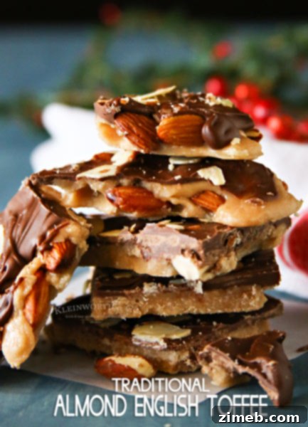Traditional Almond English Toffee