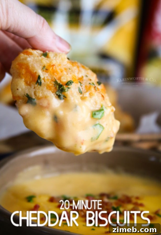 Cheddar Biscuits in a Flash 7 Cozy Soup & 20-Minute Cheddar Biscuits