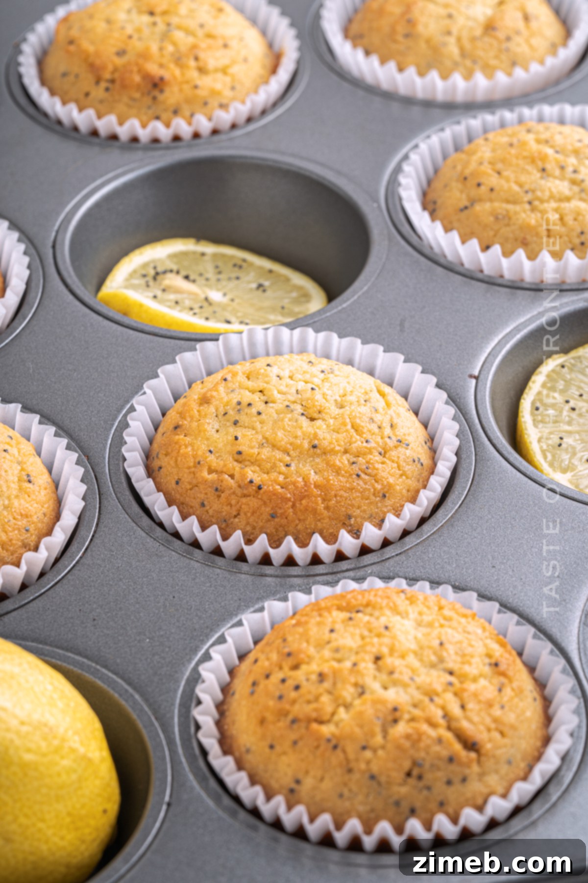 Sunshine Lemon Poppy Seed Muffins 12 Full recipe for Lemon Poppy Seed Muffins, a delightful breakfast treat