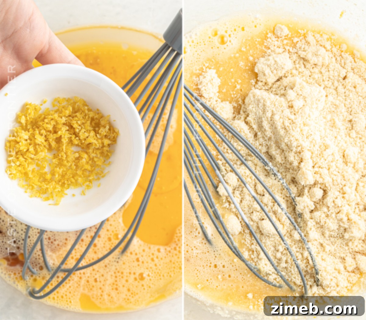 Sunshine Lemon Poppy Seed Muffins 8 Detailed shot of the Lemon Poppy Seed Muffins making process