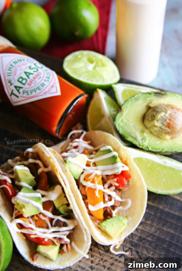 Slow Cooker Beef Tacos