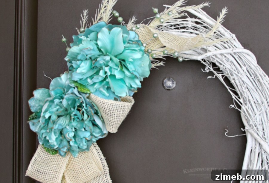 how to make a winter wreath