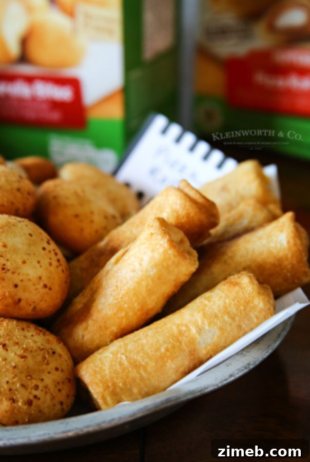Calling the Shots Game Day Party Printables 3 Assortment of delicious game day snacks from Farm Rich