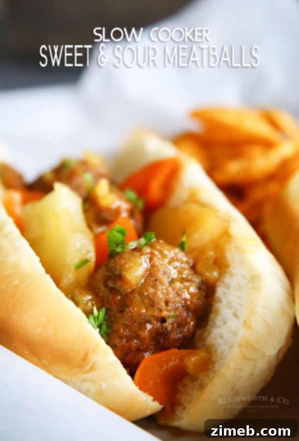 Sweet and Tangy Slow Cooker Meatballs 16 Slow Cooker Sweet and Sour Meatballs