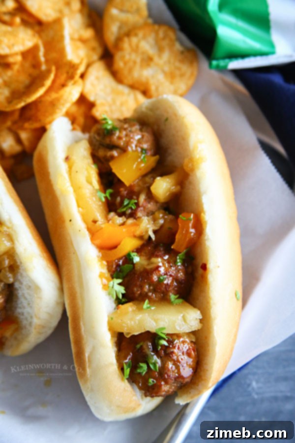 Sweet and Tangy Slow Cooker Meatballs 7 best game day recipes