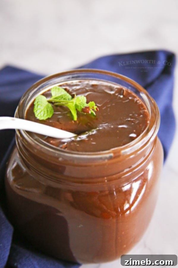 Quick Minty Hot Fudge 4 How to make easy hot fudge at home