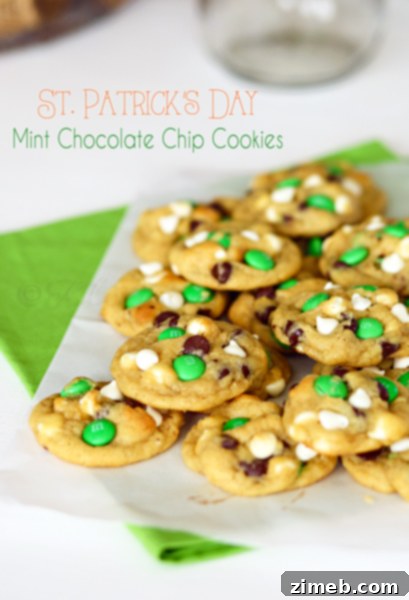 Gooey Mint Chocolate Skillet Delight 9 St. Patrick's Day Mint Chocolate Chip Cookies