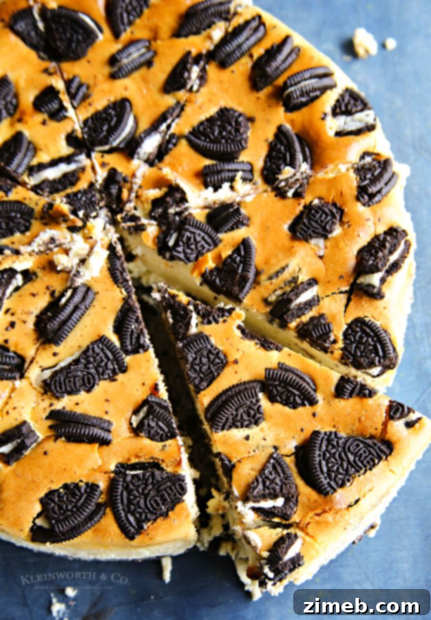 Decadent Oreo New York Cheesecake 2 How to make cheesecake - Simple steps for a perfect New York style dessert.