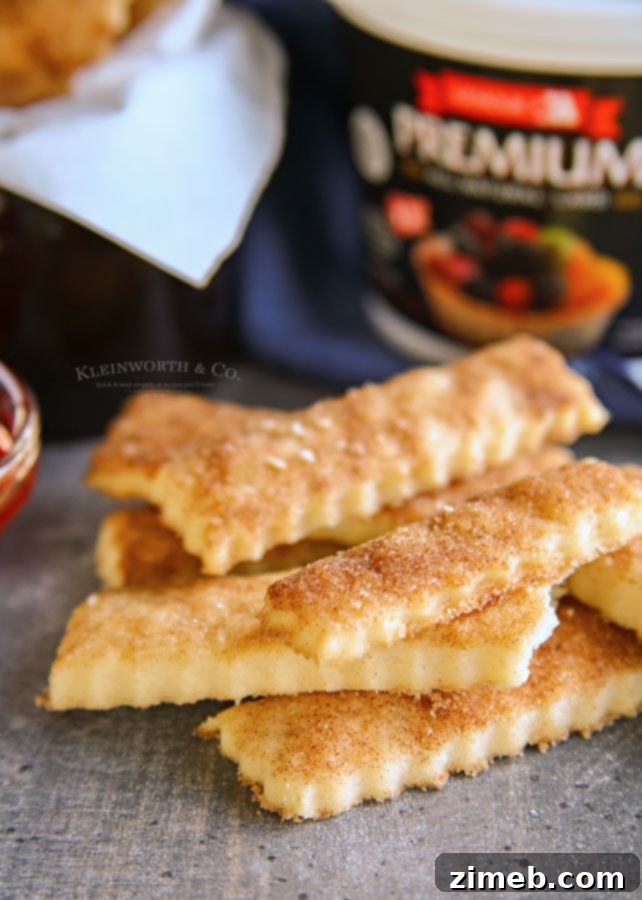 Cinnamon Sugar Pie Sticks 2 Lard pie crust recipe for ultra-flaky and crispy results in a food processor.