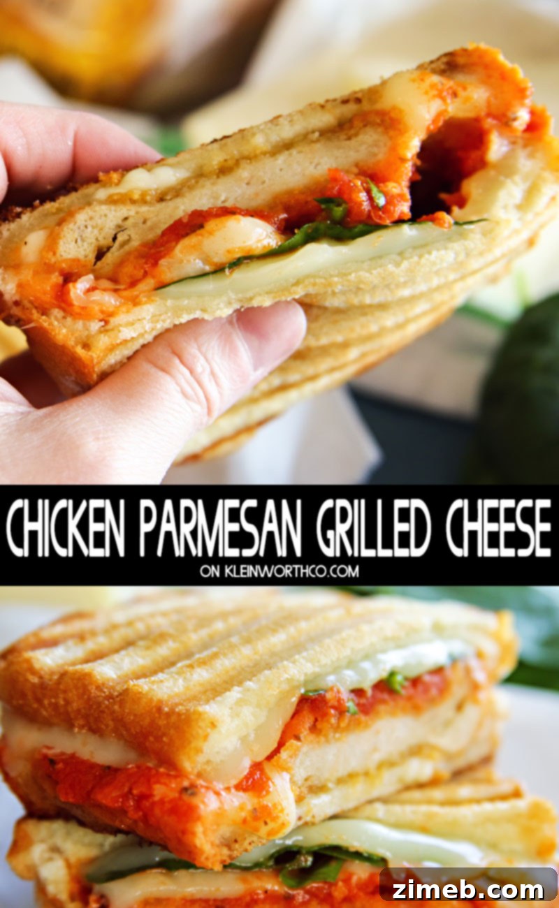 Ultimate Chicken Parm Melt 11 Chicken Parmesan Grilled Cheese Sandwich