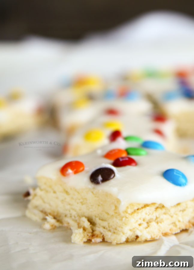 Rainbow Dot Sugar Cookie Bars 2 Easy Sugar Cookie Bars for Quick Dessert