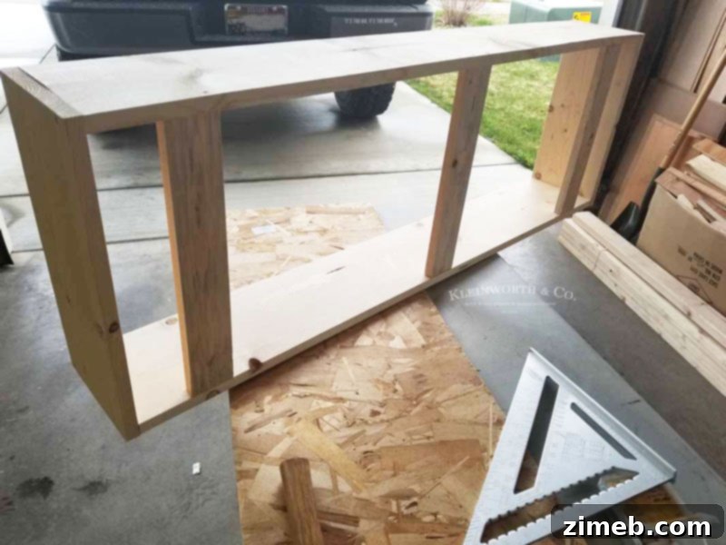 Build a Wheeled Garden Box 6 Adding Support Beams to the Planter Box Bottom