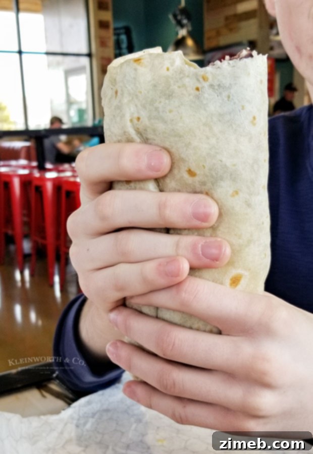 Heavyweight Carne Assassin Burrito at Sweeto Burrito Coeur d'Alene