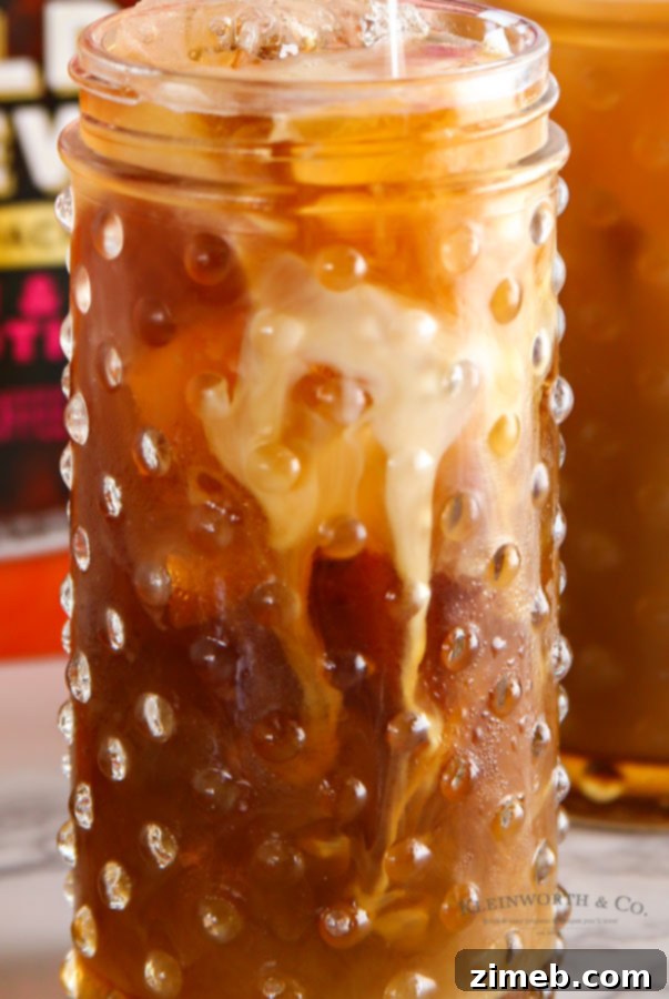 How to make cold brew coffee - adding cream