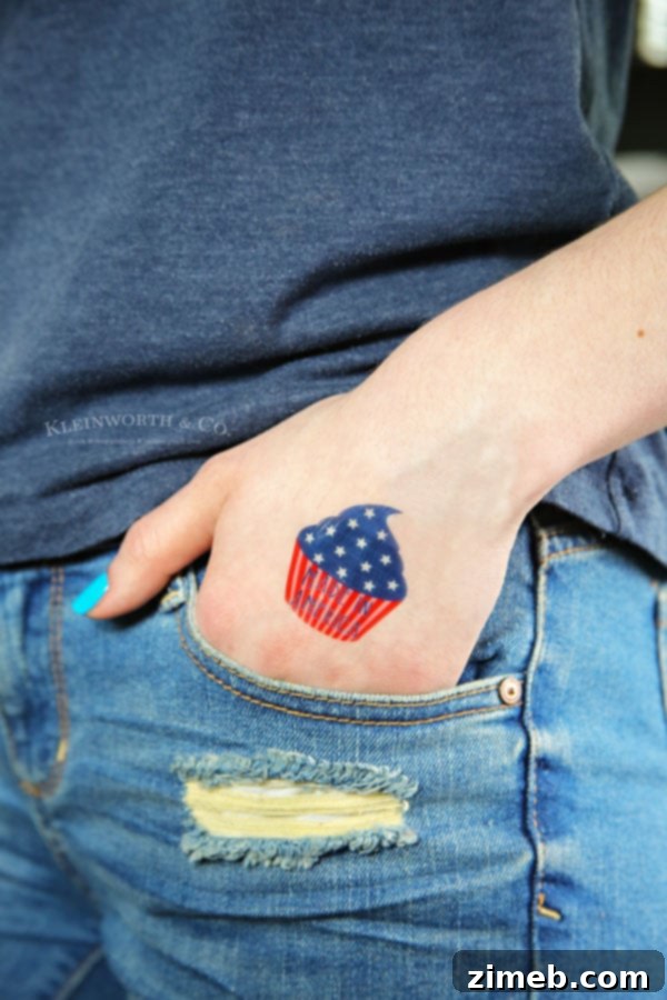 Fun 4th of July Tattoos for Kids and Family