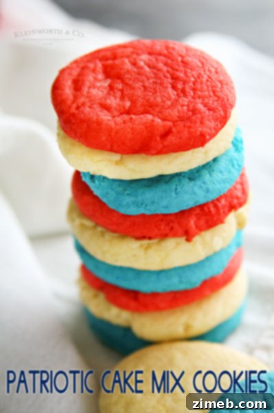 Born in 1776 T-Shirt 6 Patriotic Cake Mix Cookies