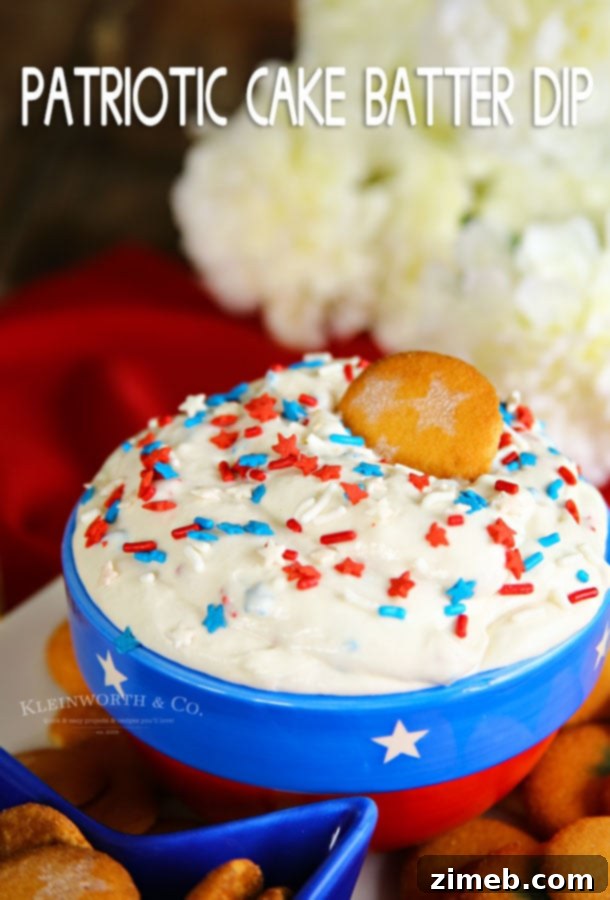 Star-Spangled Sweet Dip 10 Patriotic Cake Batter Dip