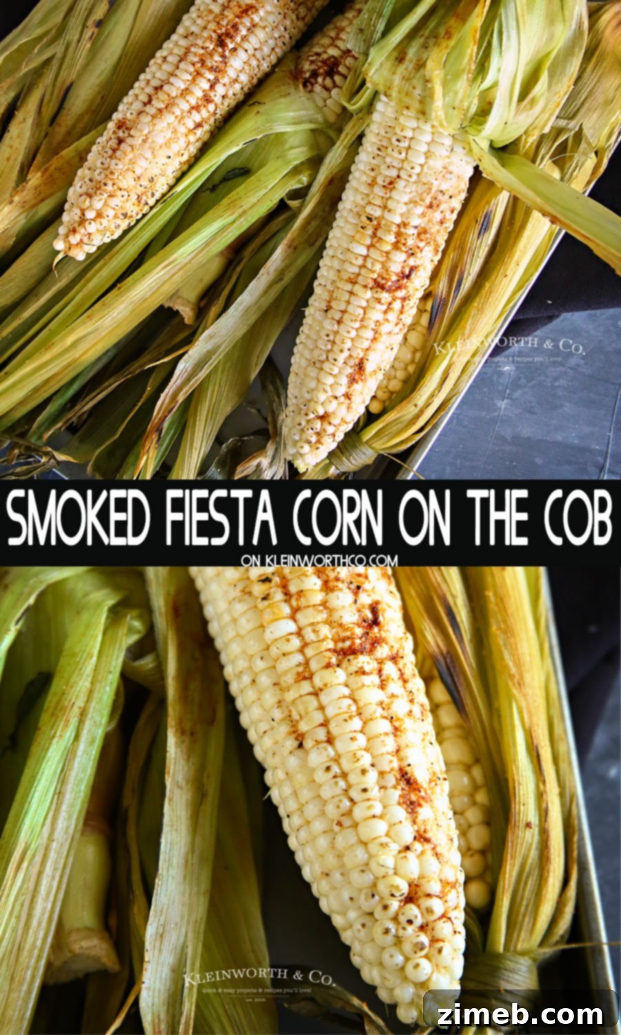 Ember-Kissed Corn 2 Smoked Fiesta Corn on the Cob, a delicious summer side dish