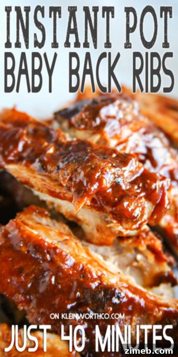 Fall-Off-The-Bone Instant Pot Baby Back Ribs 2 Instant Pot Baby Back Ribs