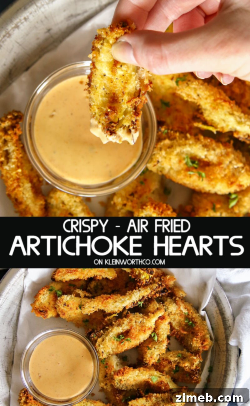 Golden Air-Fried Artichoke Bites 10 Crispy Air Fried Artichoke Hearts