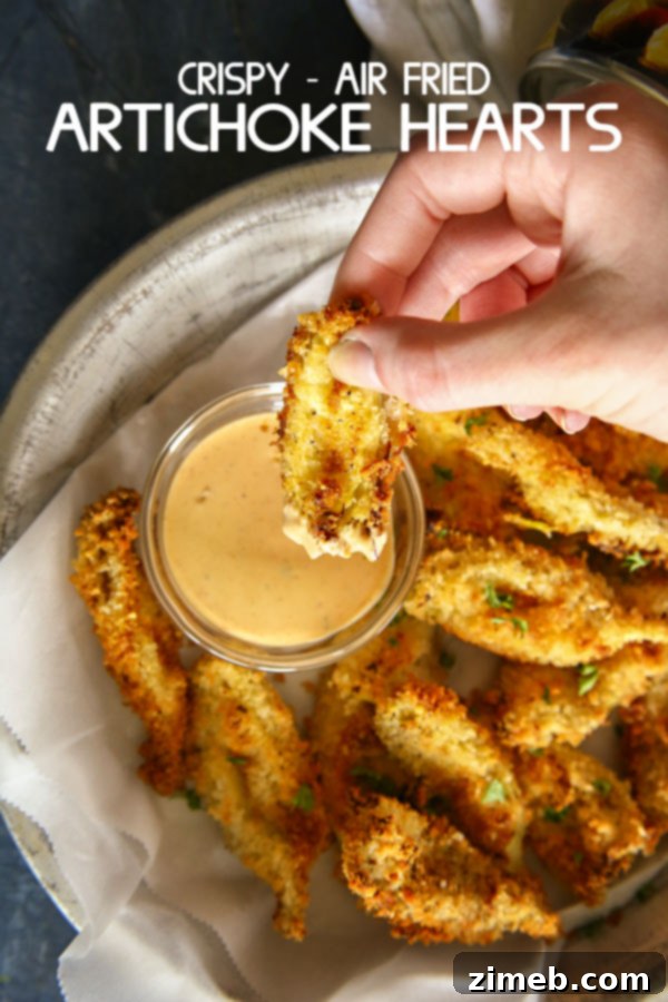 Golden Air-Fried Artichoke Bites 18 Crispy Air Fried Artichoke Hearts