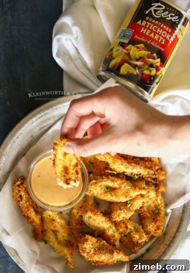 Golden Air-Fried Artichoke Bites 8 Crispy Air Fried Artichoke Hearts party food